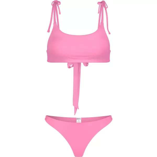  Dámske bikiny - spodný diel NORDBLANC GLITZ NBSSS8240 RUŽOVÁ 
