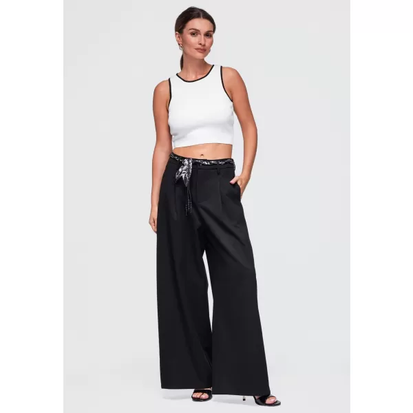  Dámske nohavice OMBRE OW-PA-E0020 BLACK 