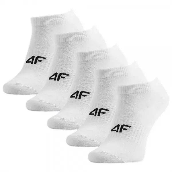  Detské ponožky 4F JWMM00USOCF566 WHITE 