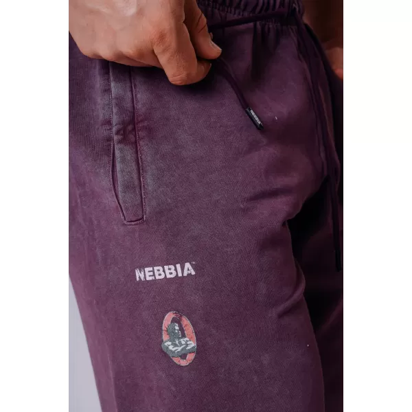  Pánske kraťasy NEBBIA OLYMPIA 950 BORDO 