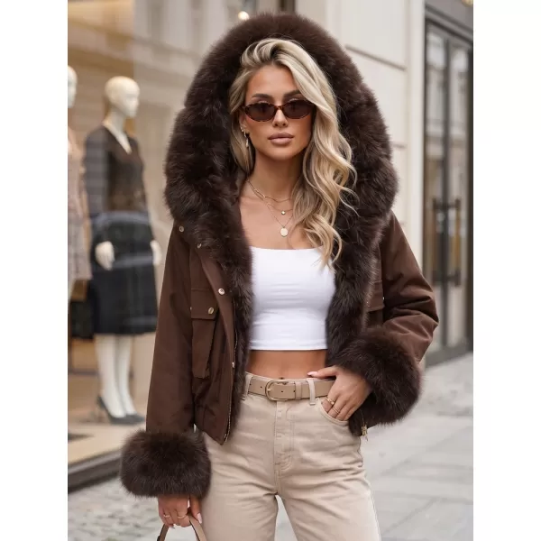  Dámska bunda DSTREET TY5834 HNEDÁ 