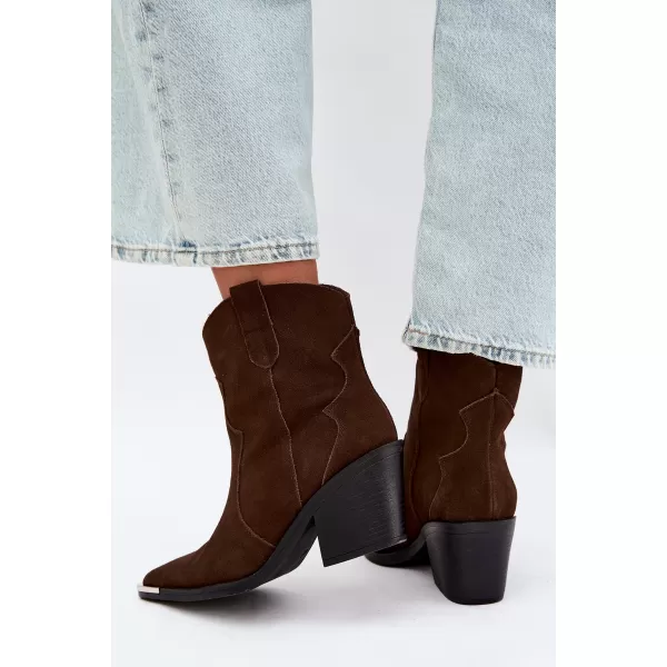  Dámske čižmy BOTO 6397/A BROWN 