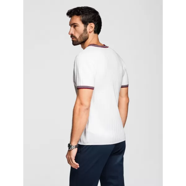  Pánske tričko OMBRE OM-TSCT-0266 WHITE 