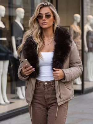 Dámska bunda DSTREET TY5913 FANGO