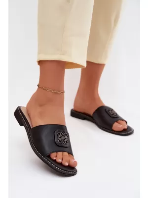 Dámske šľapky S.BARSKI KV61-6019 BLACK