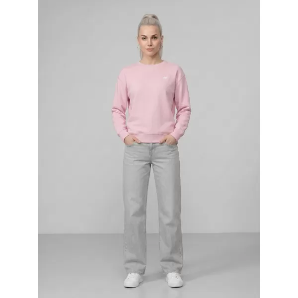  Dámska mikina 4F WMM00TSWSF2534 LIGHT PINK 