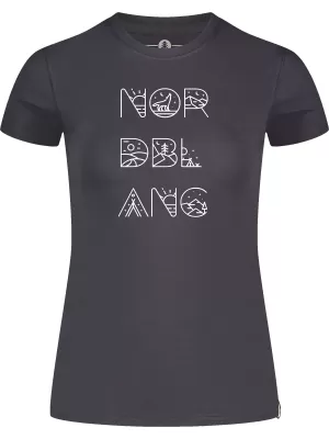 Dámske tričko NORDBLANC RESCUE NBSLT8178 ŠEDÁ
