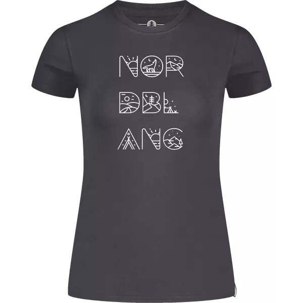  Dámske tričko NORDBLANC RESCUE NBSLT8178 ŠEDÁ 
