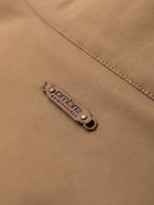 Pánska bunda OMBRE OM-JANP-0326 LIGHT BROWN