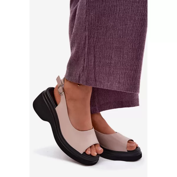  Dámske sandále VINCEZA 66936 BEIGE 
