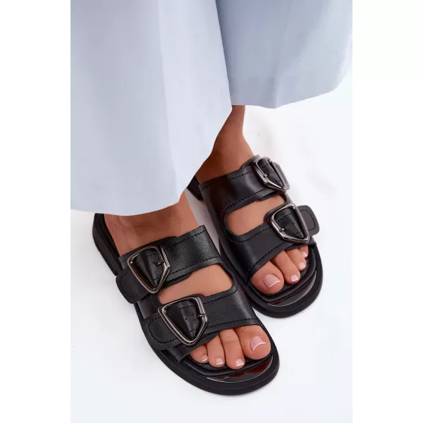  Dámske šľapky VINCEZA 62304 BLACK 