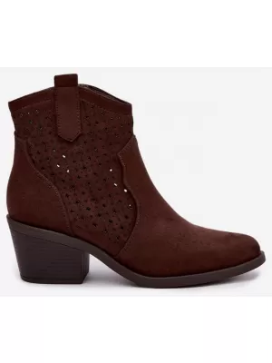 Dámske topánky S.BARSKI HY62-8149 CHOCOLATE