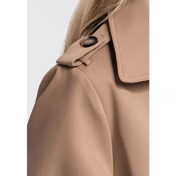  Dámsky kabát OMBRE OW-CT-E0003 BEIGE 