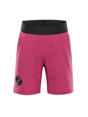 Detské kraťasy ALPINE PRO ZAMBO 3 FUCHSIA RED