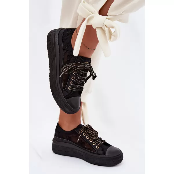  Dámske tenisky LEE COOPER LCW-26-44-4479 BLACK 