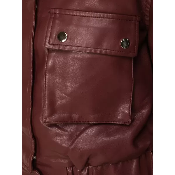  Dámska bunda DSTREET TY5855 BORDO 