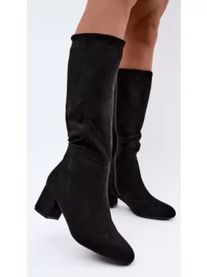 Dámske čižmy S.BARSKI HY62-8131 BLACK
