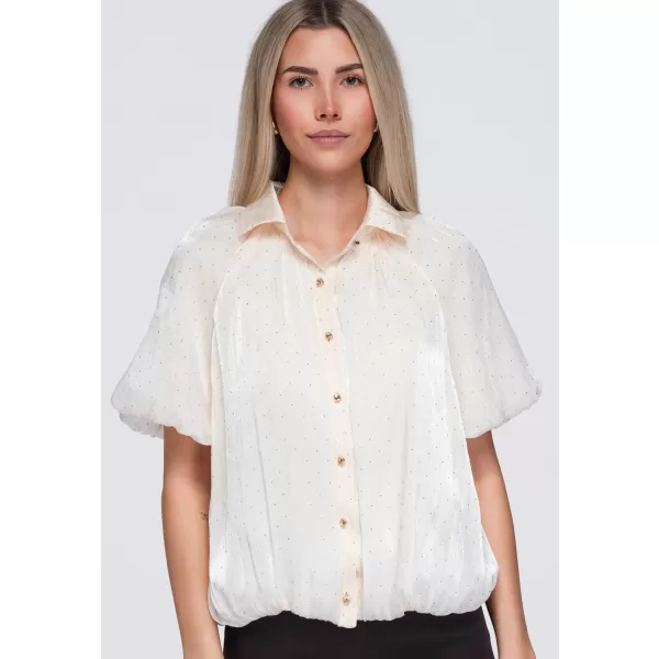  Dámska košeľa OMBRE OW-SH-E0068 BEIGE 