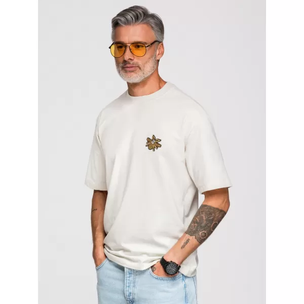  Pánske tričko OMBRE OM-TSCT-0275 OFF-WHITE 