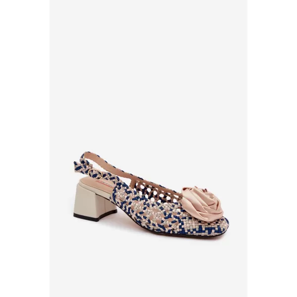  Dámske sandále ARTIKER 58C0372 BEIGE/BLUE 