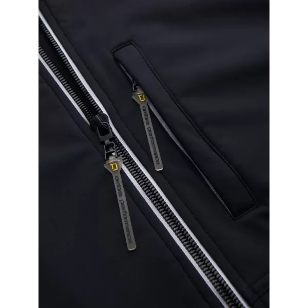  Pánska softshellová bunda OMBRE OM-JANP-0292 BLACK 