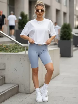 Dámske kraťasy DSTREET SY0560 MODRÁ