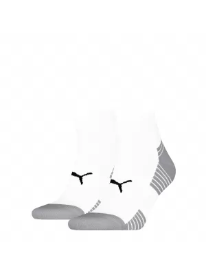 Ponožky PUMA UNISEX SPORT CUSHIONED QUARTER 2P 93890304 WHITE