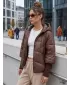 Dámska bunda DSTREET TY5766 HNEDÁ