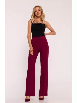 Dámske nohavice STYLOVE S418 MAROON