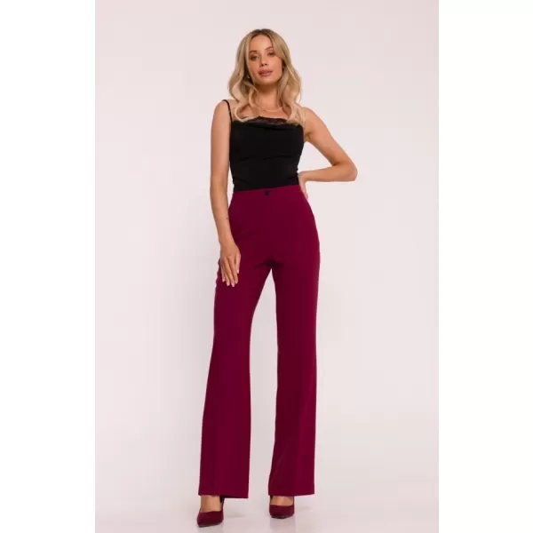  Dámske nohavice STYLOVE S418 MAROON 