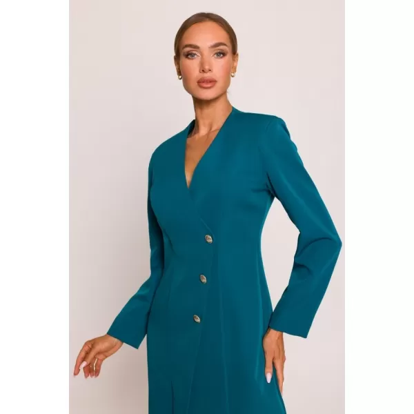  Dámske šaty MOE M793 OCEAN BLUE 