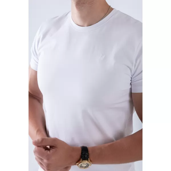  Pánske tričká NEBBIA MIKE MUSCLE FIT 158 WHITE 
