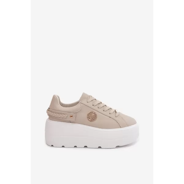  Dámske tenisky D&A LR61-7095 BEIGE 