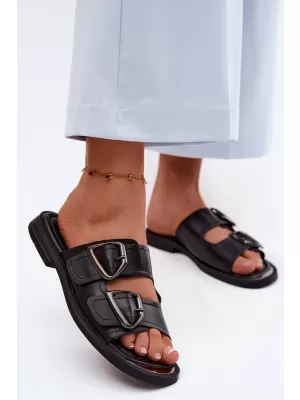 Dámske šľapky VINCEZA 62304 BLACK