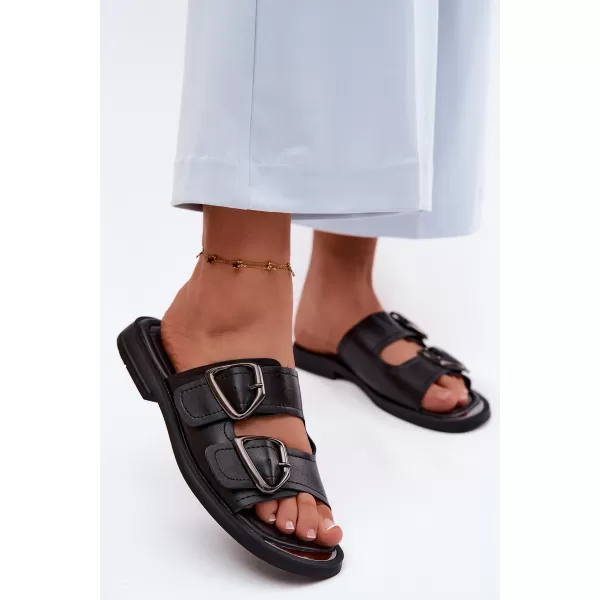  Dámske šľapky VINCEZA 62304 BLACK 