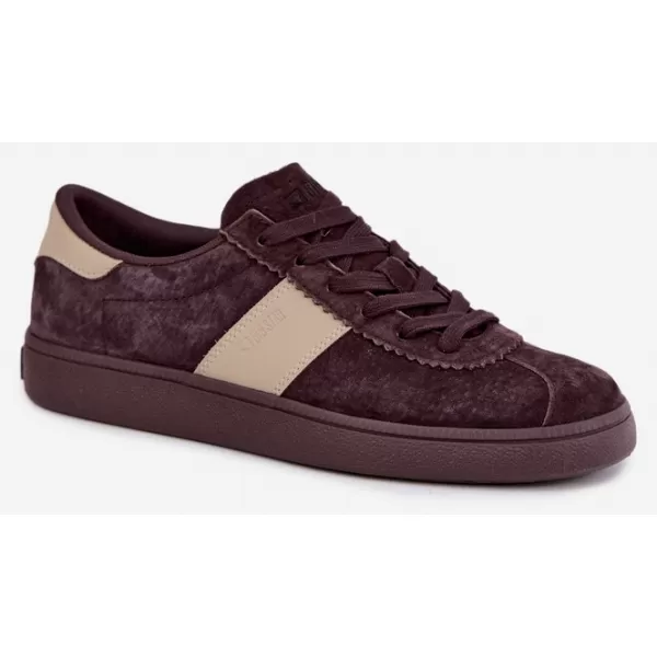  Dámske tenisky BIG STAR SHOES UU274438 BROWN/BEIGE SHADOWS 