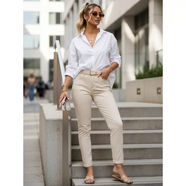  Dámske nohavice DSTREET UY3088 ECRU 