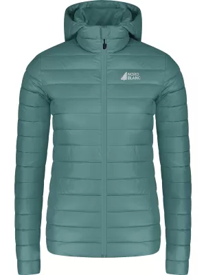 Dámska prešívaná bunda NORDBLANC NIMBUS WJL8395 ZELENÁ