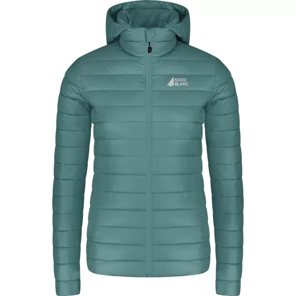  Dámska prešívaná bunda NORDBLANC NIMBUS WJL8395 ZELENÁ 