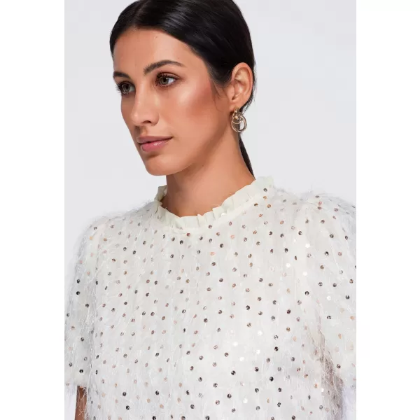  Dámska blúzka OMBRE OW-TS-E0089 BEIGE 