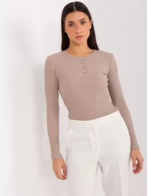 Dámska blúzka BASIC FEEL GOOD RV-BZ-9211.26X DARK BEIGE
