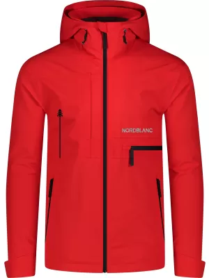 Pánska nepremokavá bunda NORDBLANC RIGID NBSJM8313 ČERVENÁ