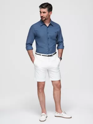Pánska košeľa OMBRE K695 DENIM