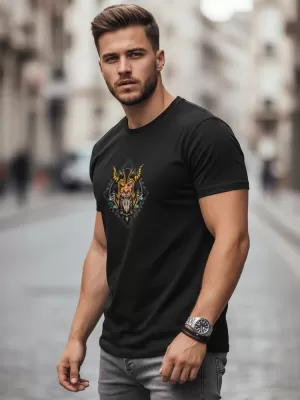 Pánske tričko DSTREET NX0144R-BK ČIERNA