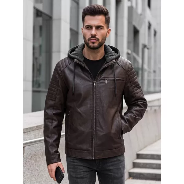  Pánska bunda DSTREET TX5142 HNEDÁ 