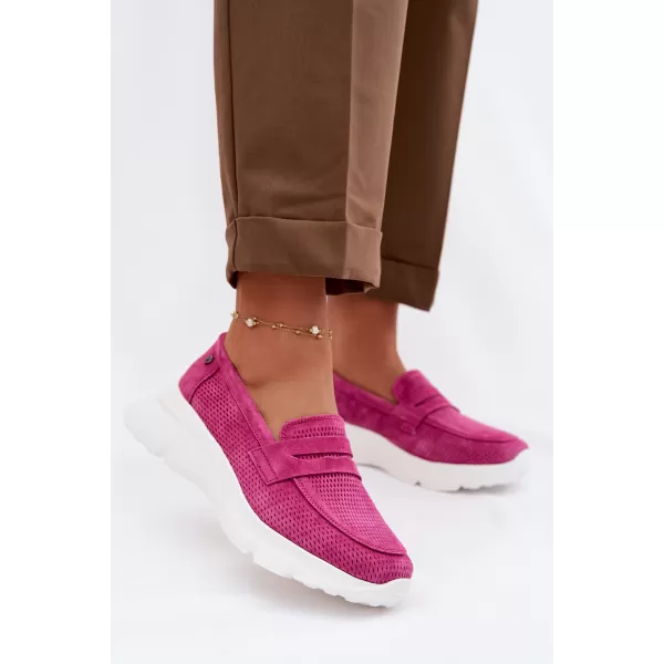  Dámske mokasíny VINCEZA 79626 FUCHSIA 