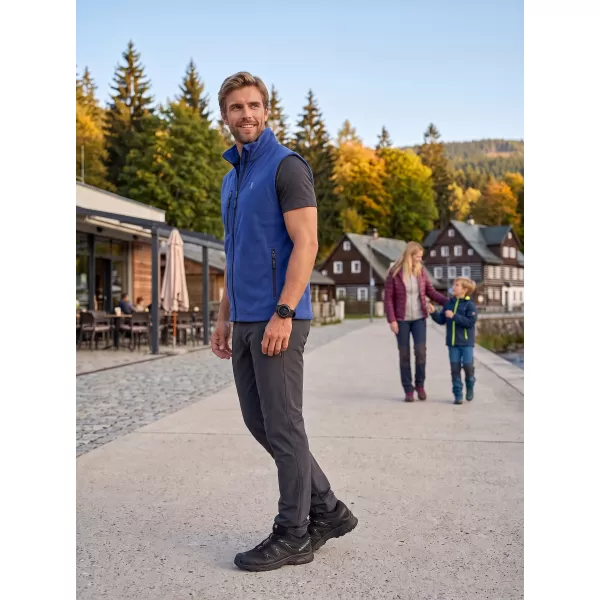  Pánska fleece vesta ALTISPORT ALM002525 KRÁĽOVSKÁ MODRÁ 