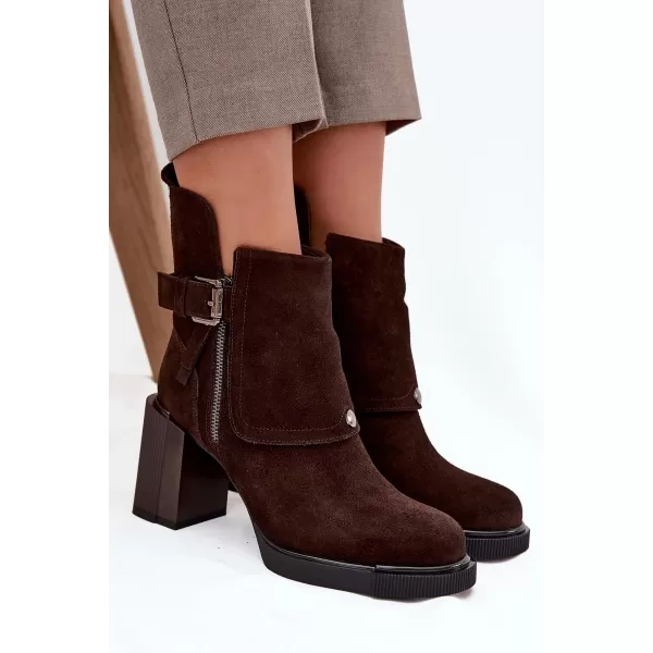  Dámske čižmy VINCEZA 91152 CHOCOLATE 