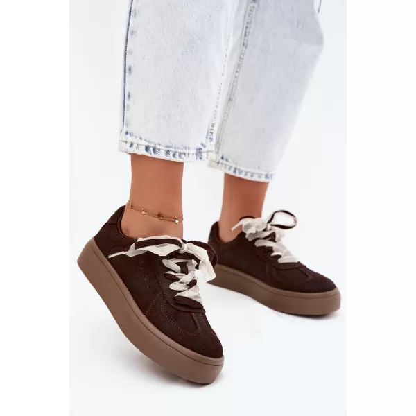  Dámske tenisky BIG STAR SHOES UU274004 BROWN 