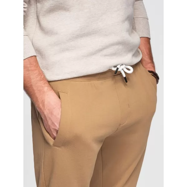  Pánske tepláky OMBRE OM-PABS-0304 BROWN 